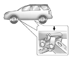 Removing the Flat Tire and Installing the Spare Tire