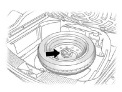 Storing a Flat or Spare Tire and Tools